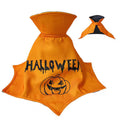 Pumpkin Print Halloween Dog Cape