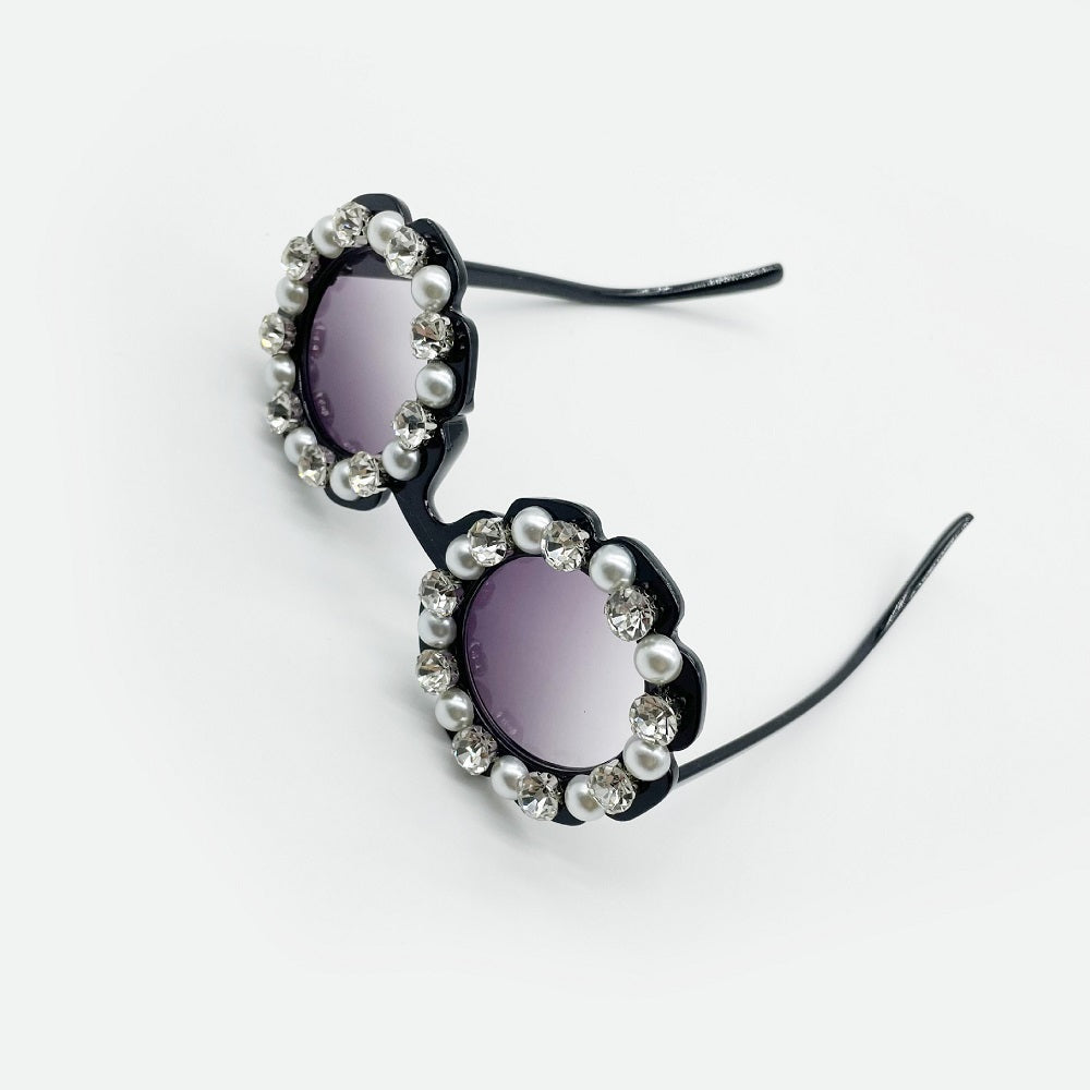 Pearl and Rhinestone Pet Sunglasses