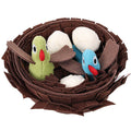 Bird Nest Treat Hiding Plush Dog Toy