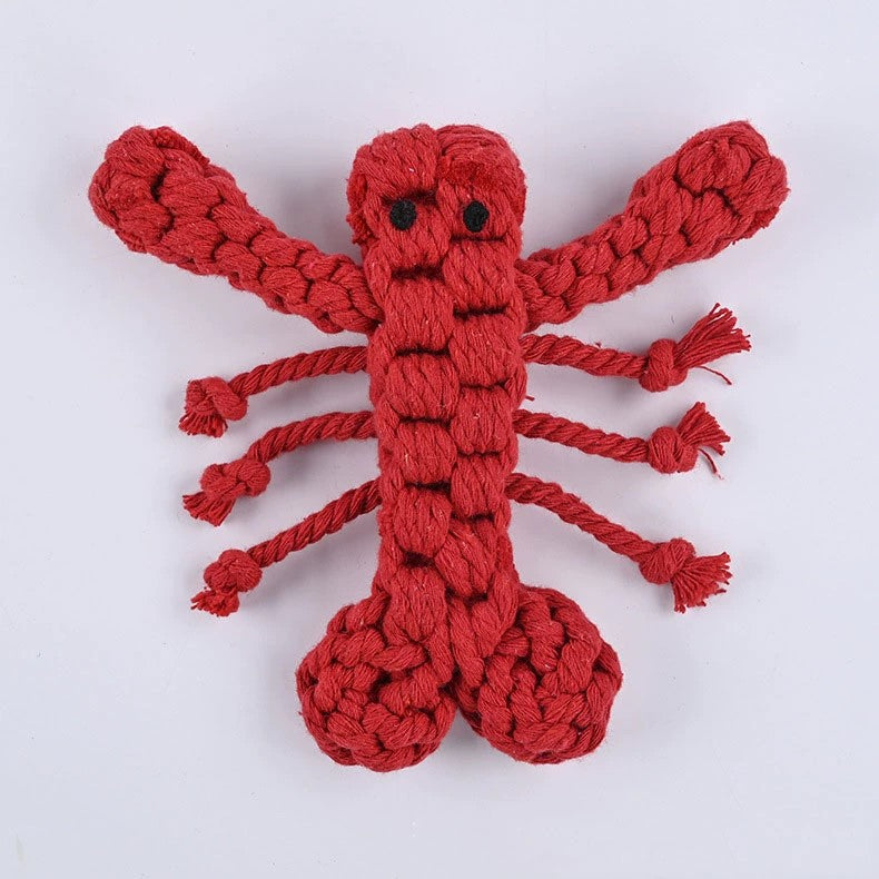 Animal Shaped Cotton Rope Dog Toy Collection