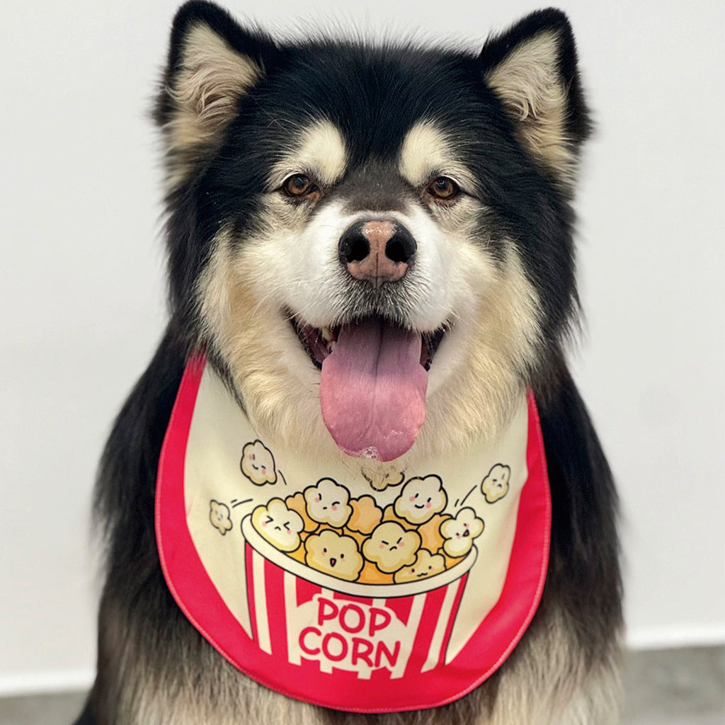 Cartoon Dog Bandana Bib