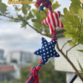 Patriotic Star Rope Dog Toy