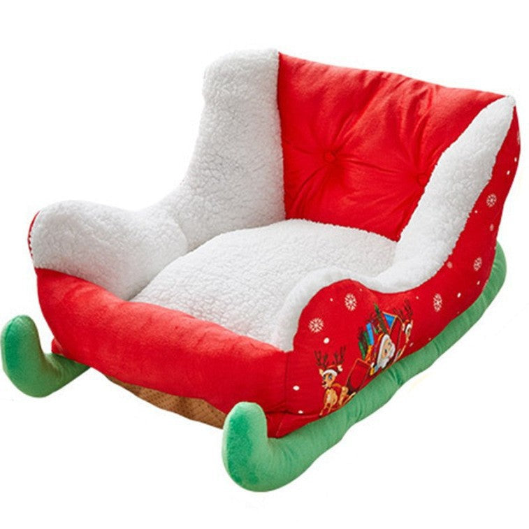 Christmas Sleigh Pet Bed
