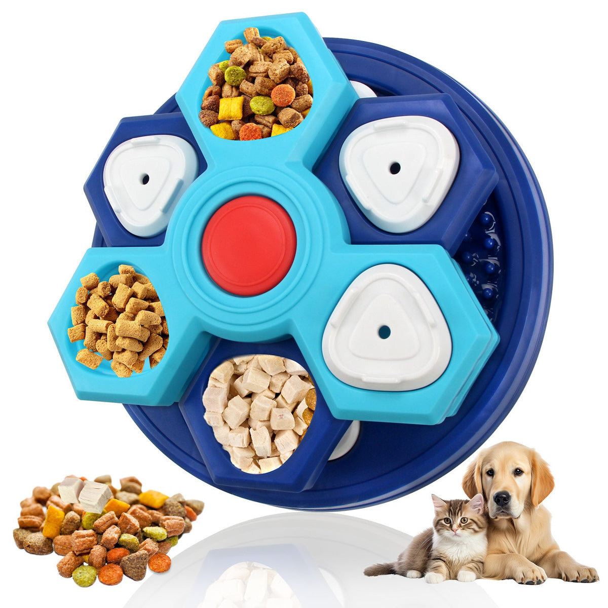 Three Layer Dog Puzzle Feeder Toy