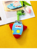 Rocket Plush Rope Dog Toy