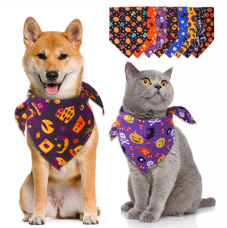 Halloween Print Pet Bandana