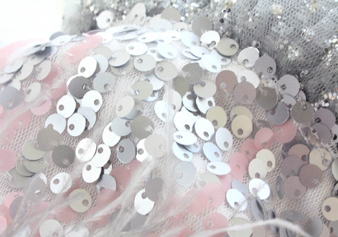 Sequin Feather Dog Princess Dress