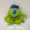 Green One-Eye Monster Plush Dog Toy