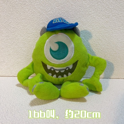 Green One-Eye Monster Plush Dog Toy