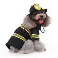 Firefighter Dog Costume with Hat