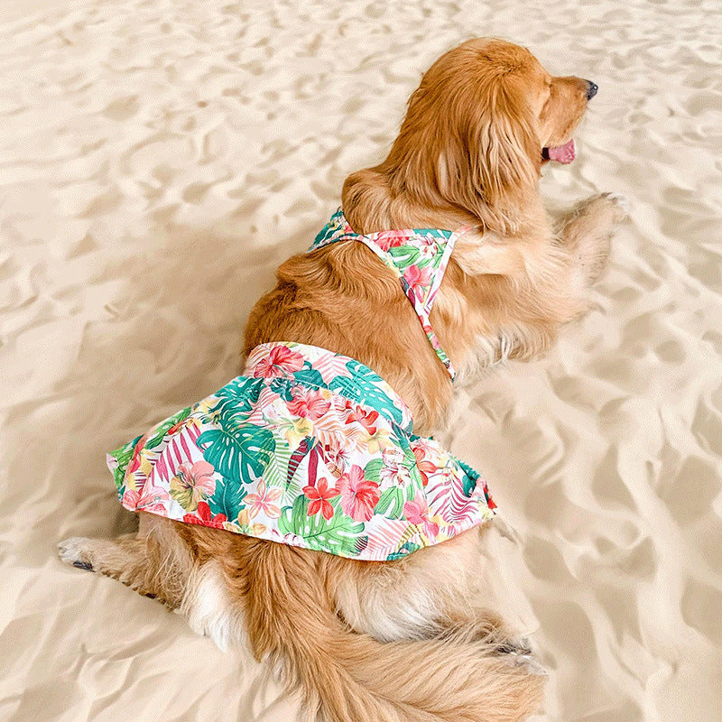 Hawaiian Dog Bikini Beach Swimwear Outfit