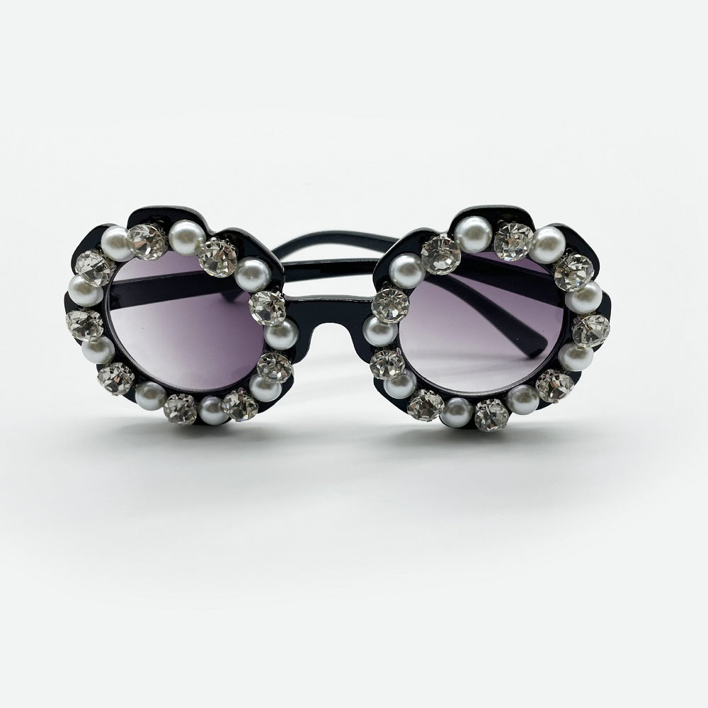 Pearl and Rhinestone Pet Sunglasses