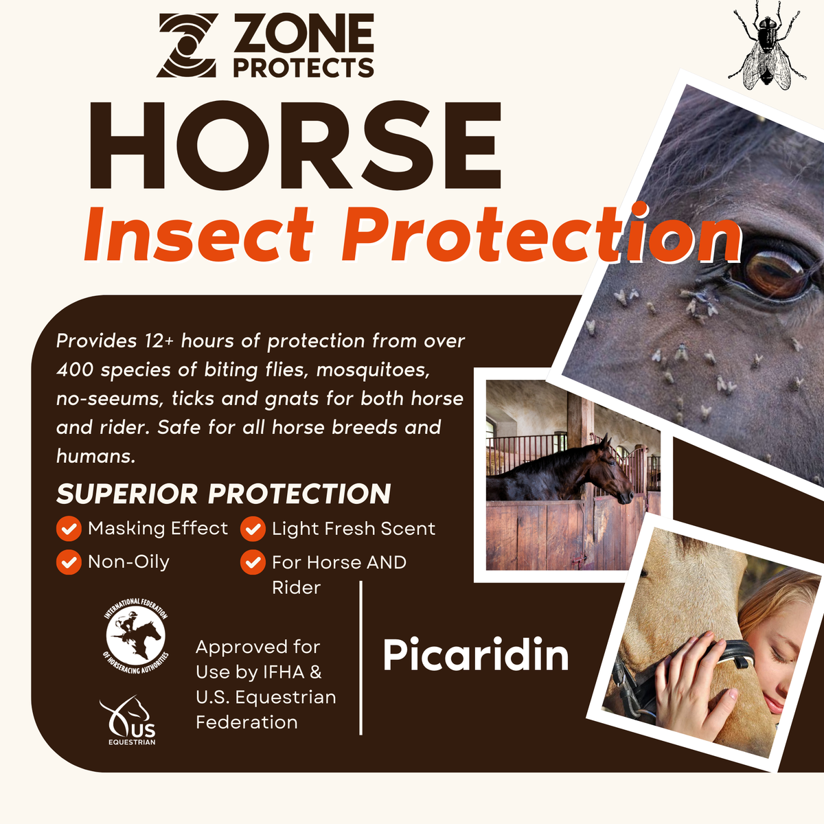 Horse & Rider Fly & Insect Repellent Wipes