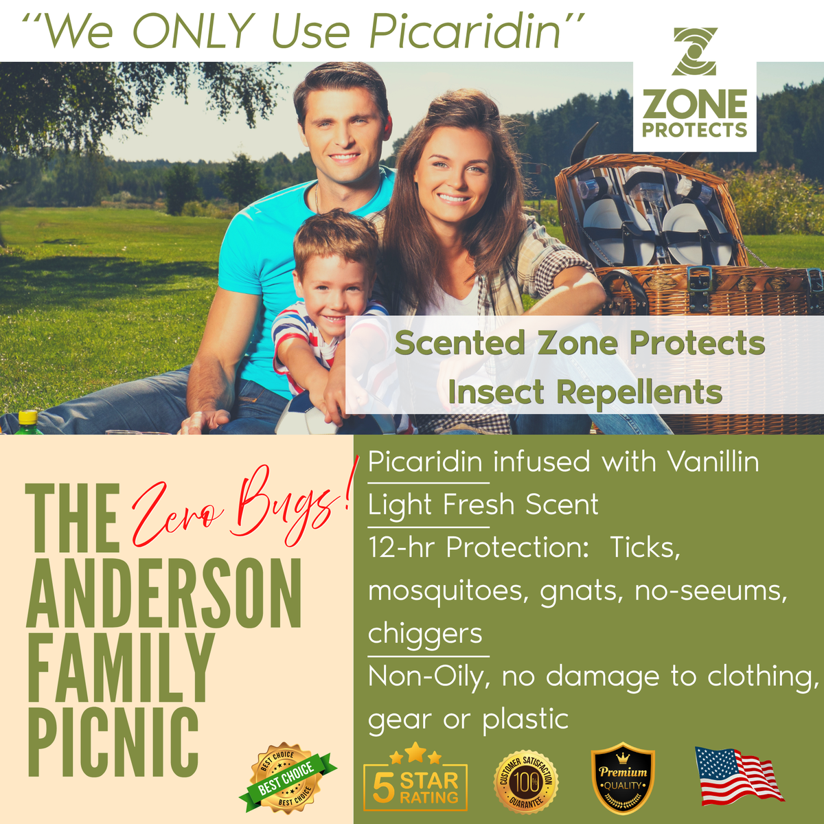 Insect Repellent Picaridin Scented Mistosol + Refill Combo