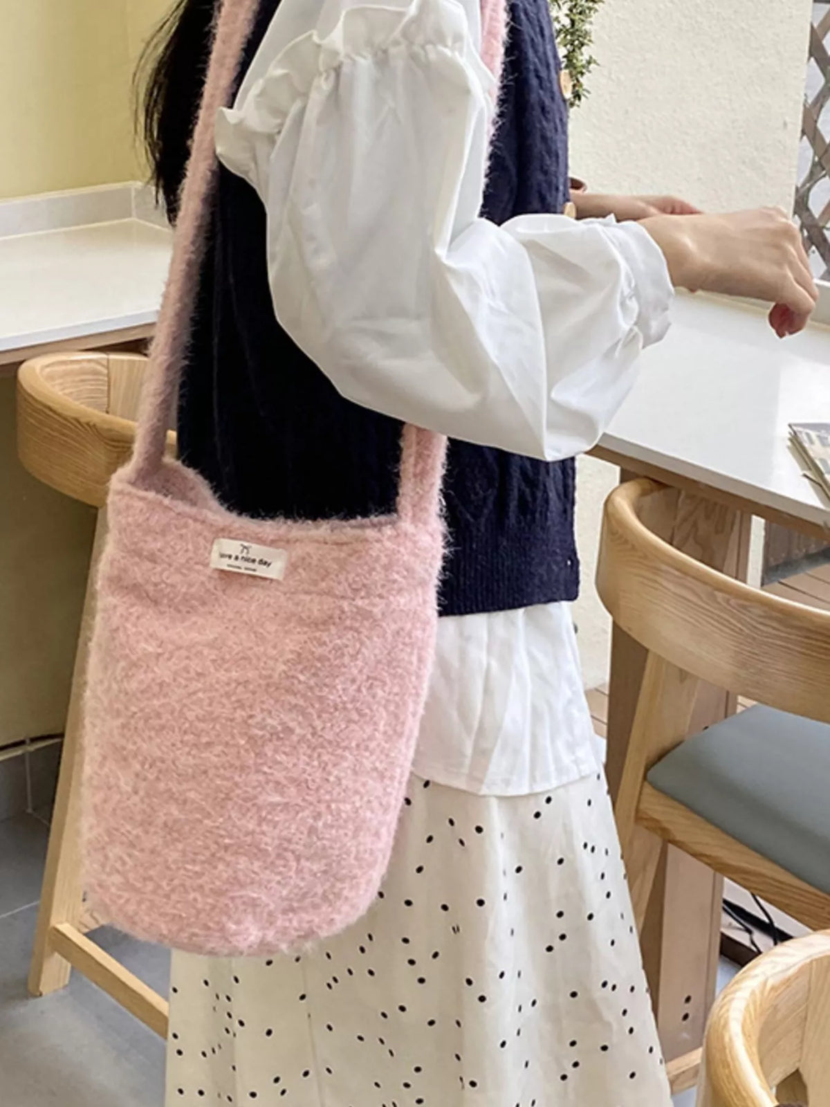 Soft Knit Crossbody Bag