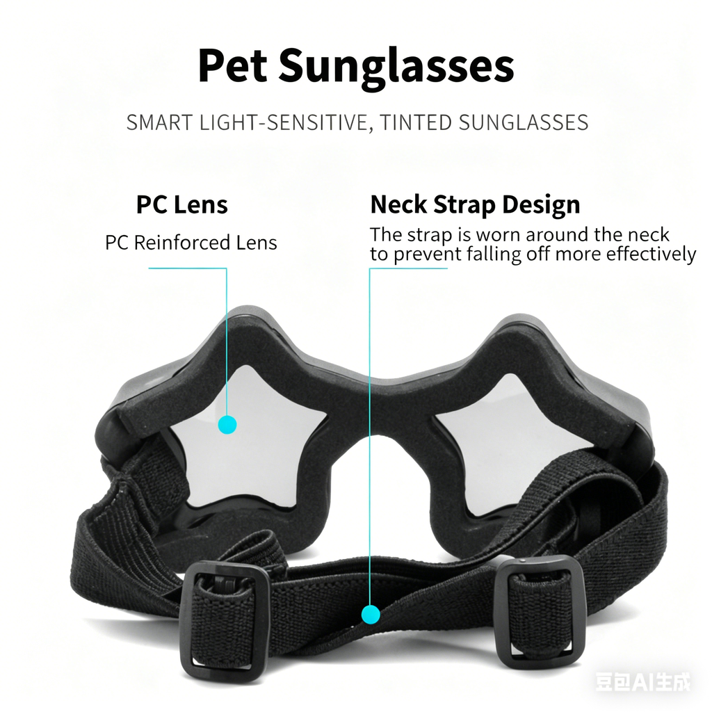 Star-Shaped Pet Sunglasses