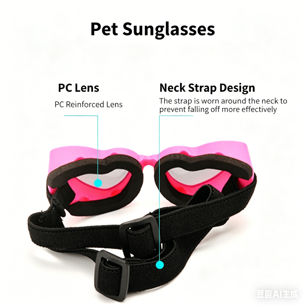Heart-Shaped Pet Sunglasses