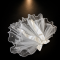 White Tulle Pet Veil Hair Clip