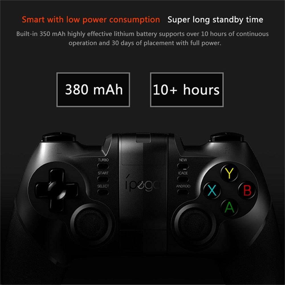 Black Solid Bluetooth Joystick Smartphone Trigger Gamepad Controller Compatible With TV PC Laptop