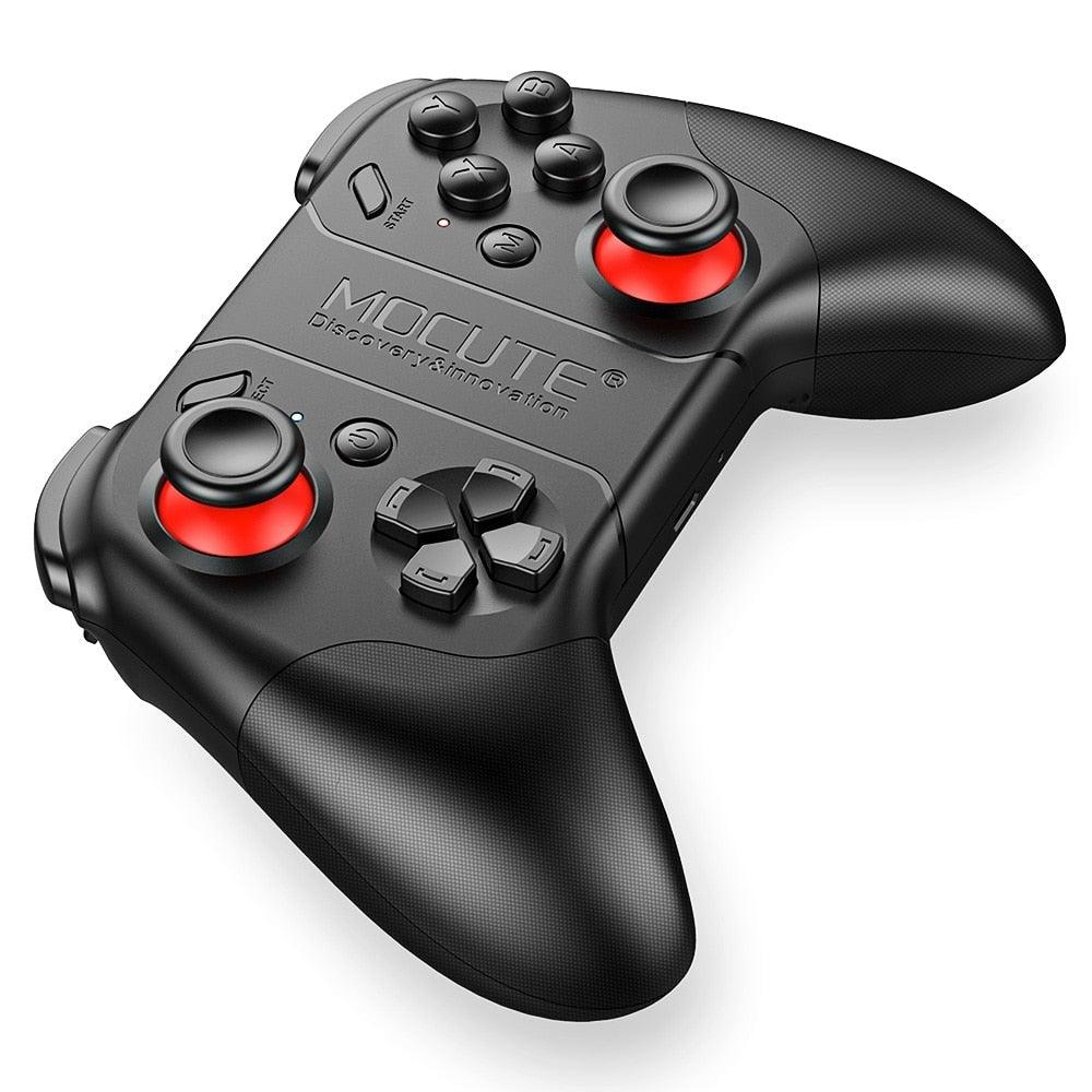 Black Solid Bluetooth Joystick Smartphone Trigger Gamepad Controller Compatible With TV PC Laptop