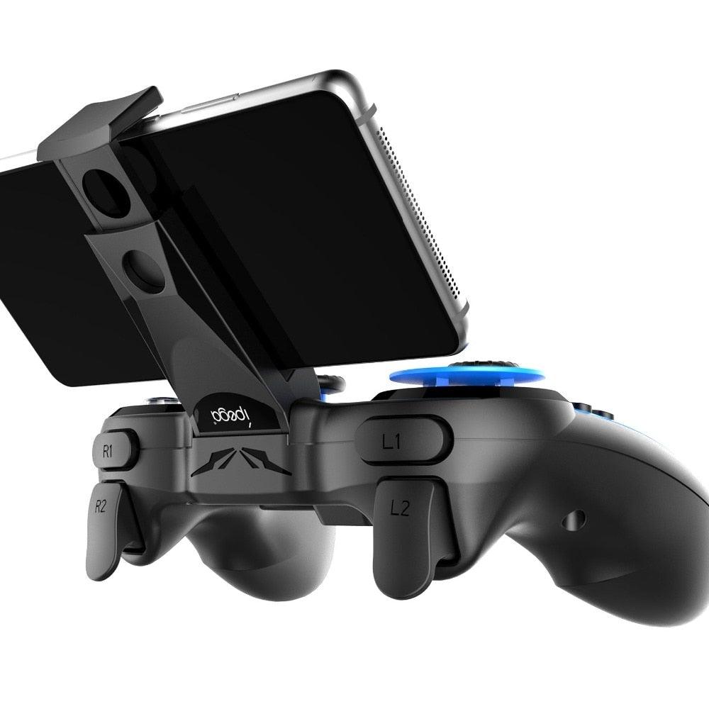 Black Solid Bluetooth Joystick Smartphone Trigger Gamepad Controller Compatible With TV PC Laptop