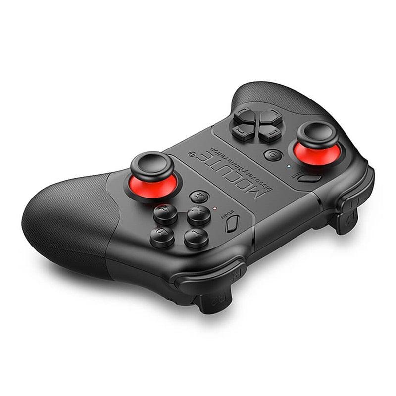 Black Solid Bluetooth Joystick Smartphone Trigger Gamepad Controller Compatible With TV PC Laptop