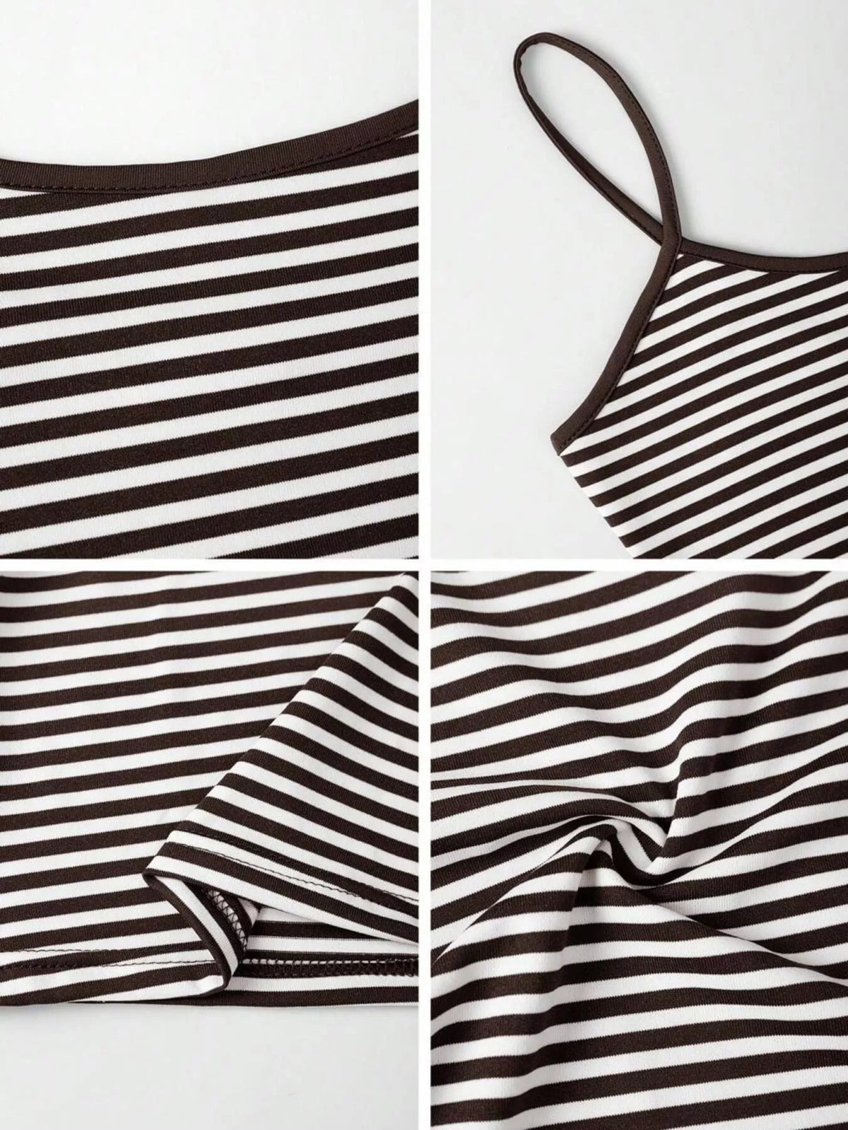 Striped Scoop Neck Cami