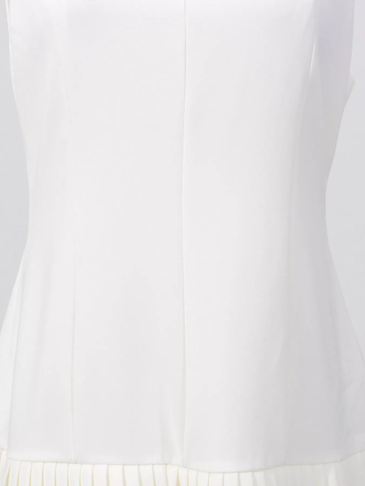 Square Neck Pleated Mini Dress
