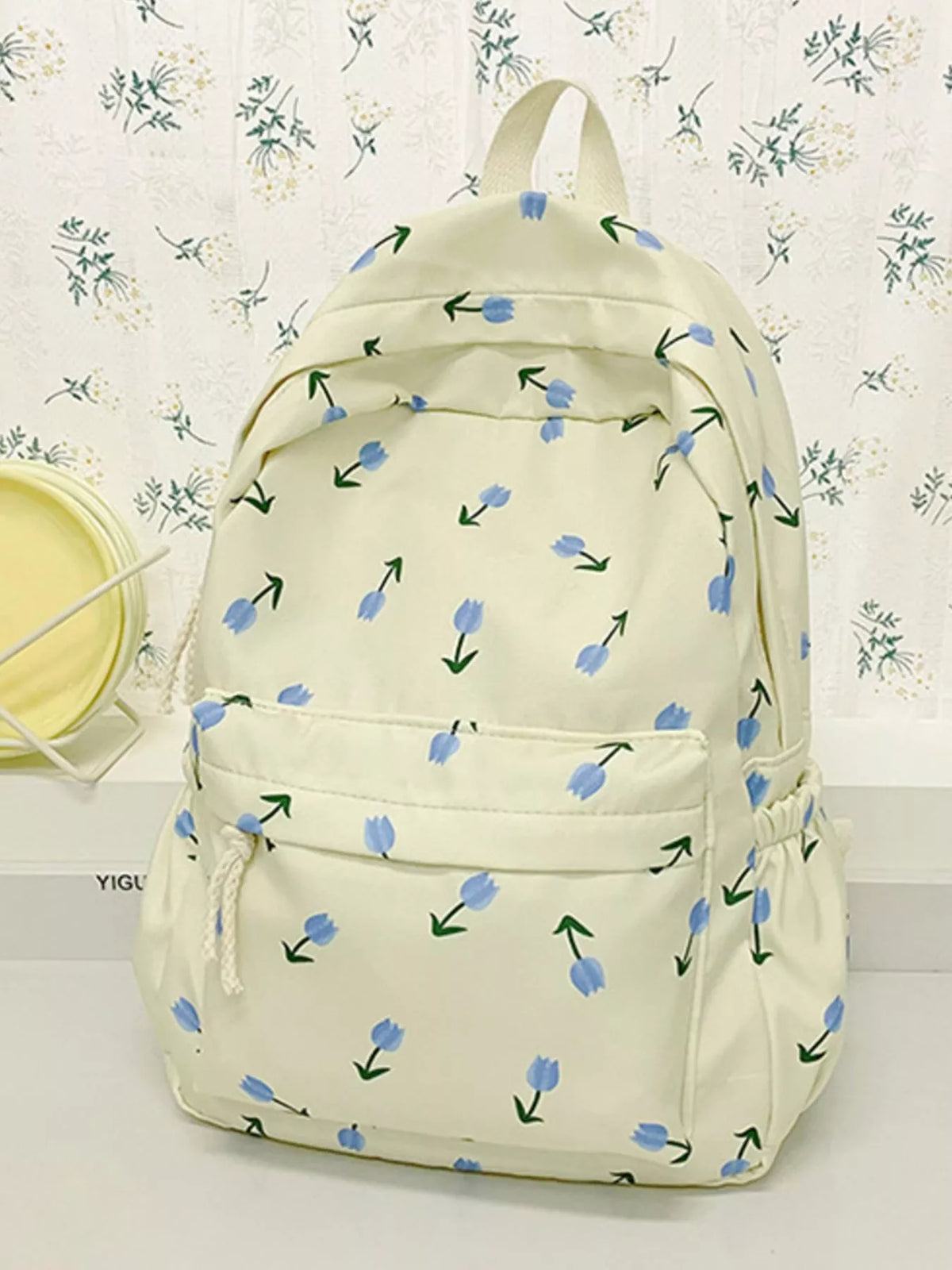 Floral Print Lightweight Backpack Bag