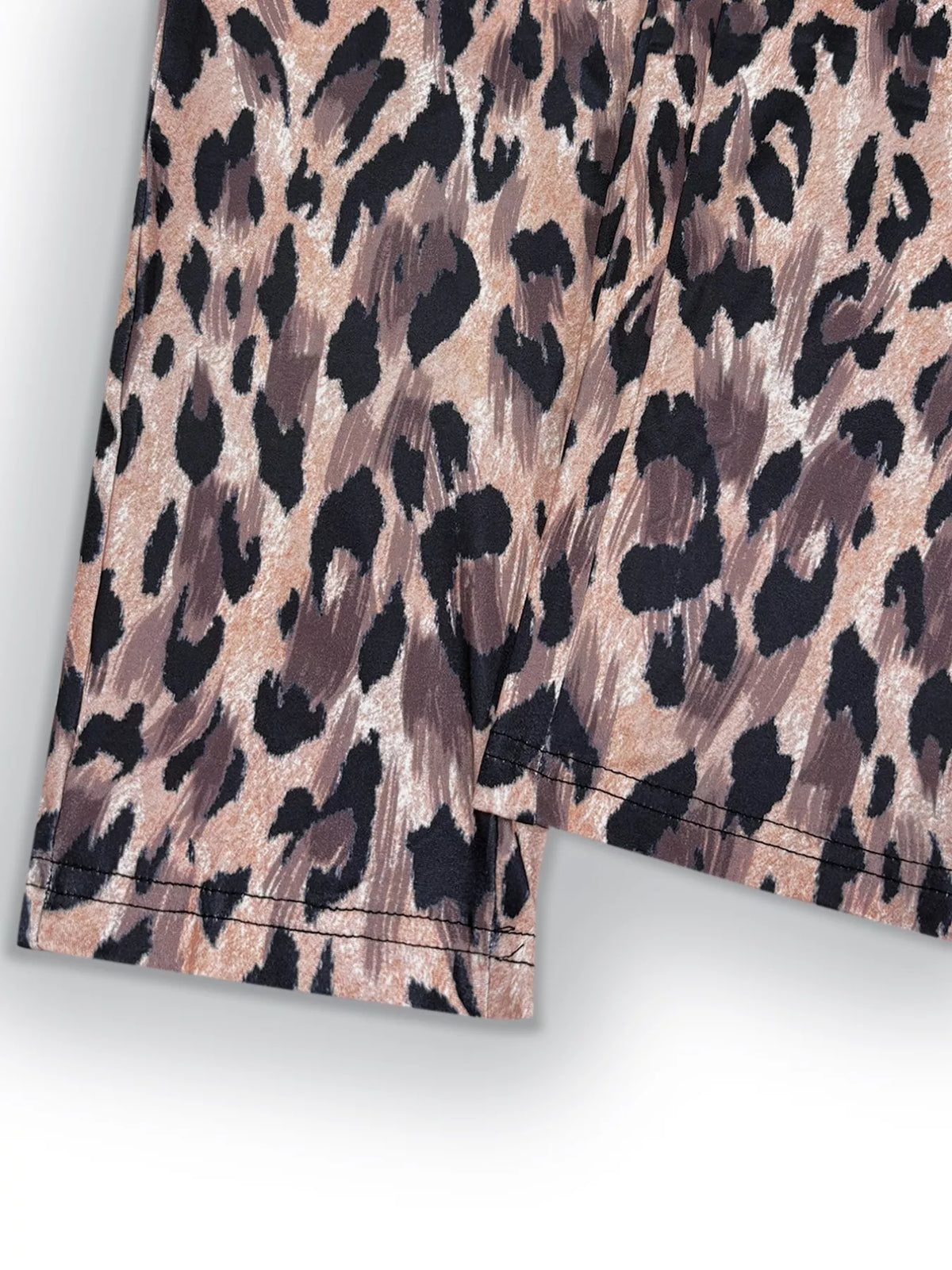 Leopard Print Top and Pants Set