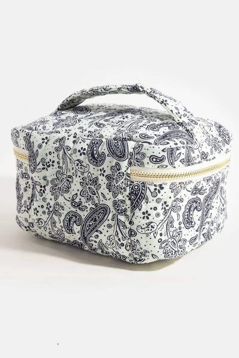 Fame Paisley Pattern Makeup Case Cosmetic Bag