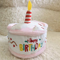 Birthday Cake Plush Dog Toy
