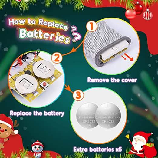LED Light Fun Toy Gloves for Kids