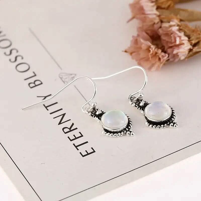 Moonstone Vintage Earrings