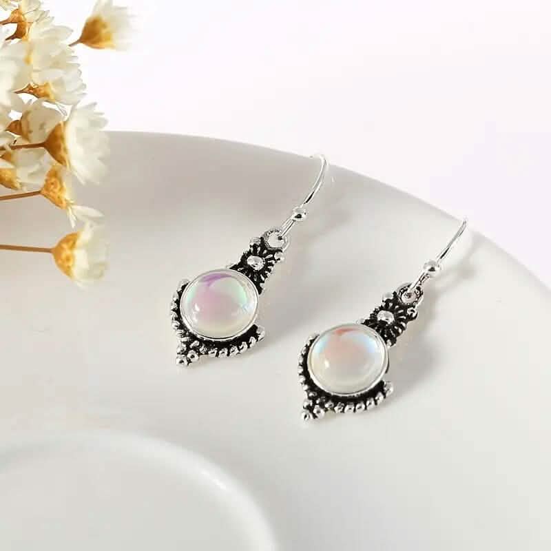 Moonstone Vintage Earrings