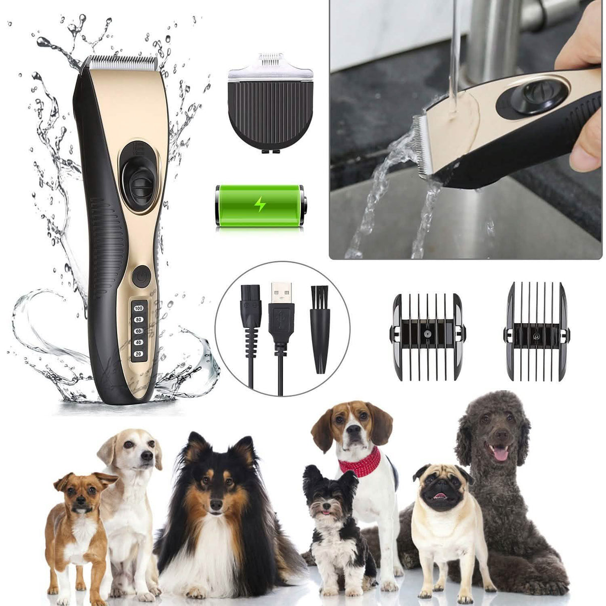 OWNPETS Pet Hair Clipper Set