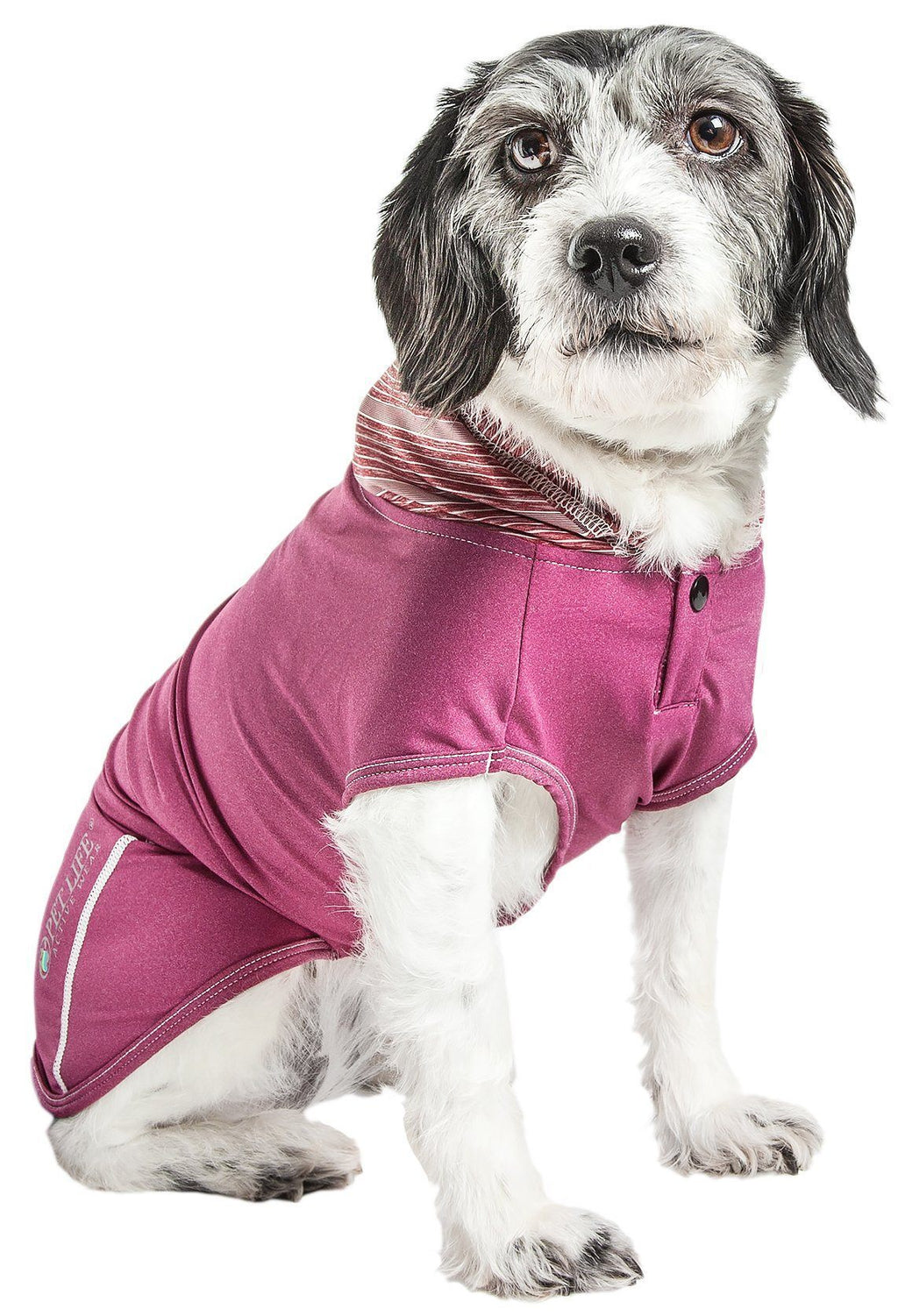 Pet Life ® Active 'Pull-Rover' 4-Way Stretch Sleeveless Fitness Yoga Dog T-Shirt Hoodie