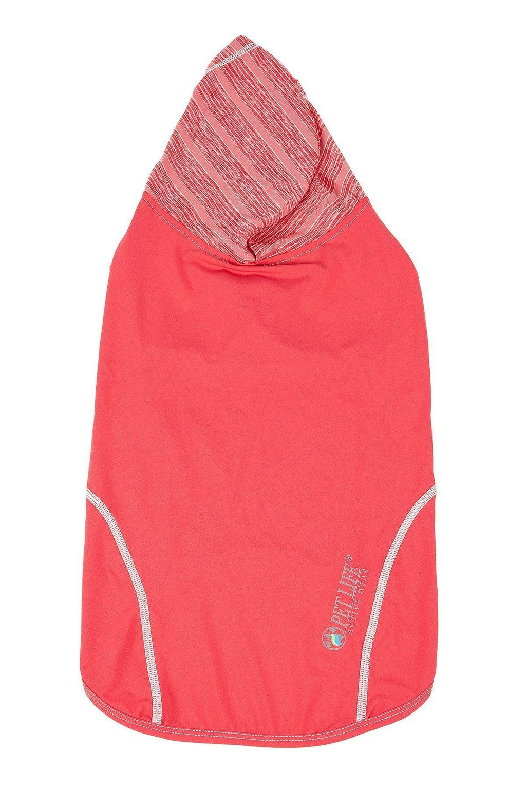 Pet Life ® Active 'Pull-Rover' 4-Way Stretch Sleeveless Fitness Yoga Dog T-Shirt Hoodie