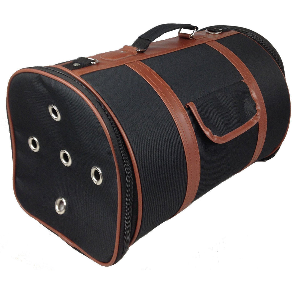 Pet Life ® 'Bark Avenue' Cylindrical Airline Approved Fashion Designer Posh Pet Dog Carrier