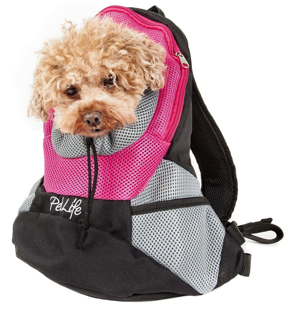 Pet Life ® 'Bark-Pack' Travel On-The-Go Hand's Free Sporty Performance Pet Dog Backpack Carrier