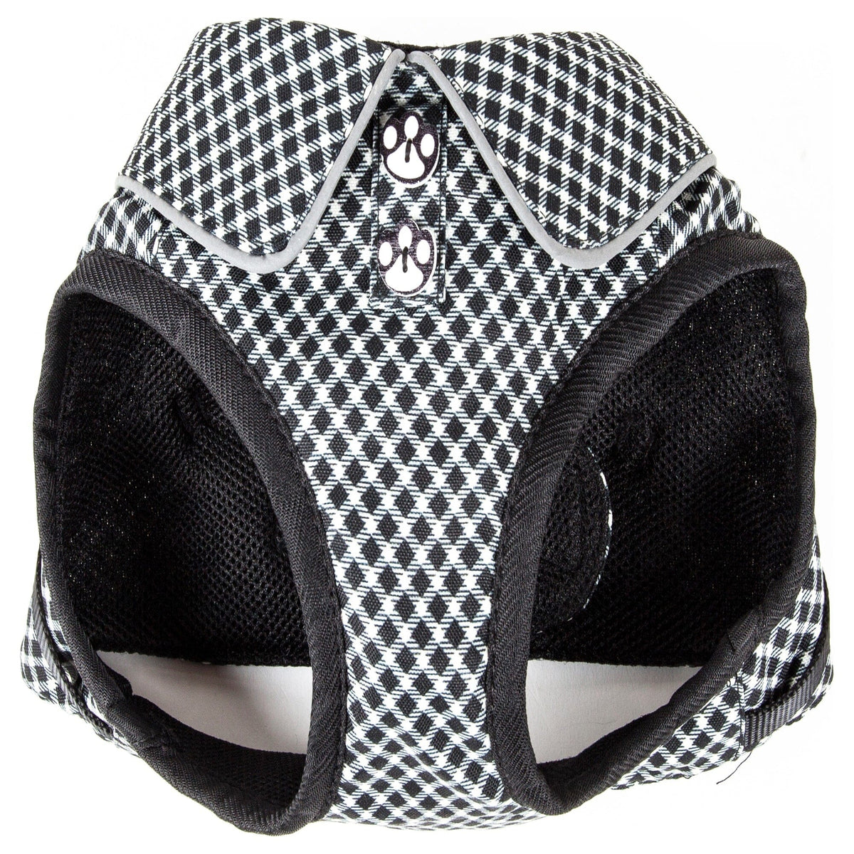 Pet Life ® 'Checkerwag' Checkered Mesh Reversed and Adjustable Fashion Dog Harness