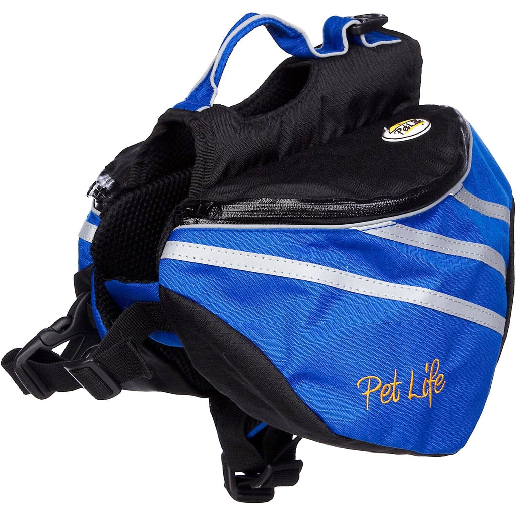 Pet Life ® 'Everest' DUPONT Waterproof Reflective Travel Fashion Designer Outdoor Camping Pet Dog Backpack Carrier