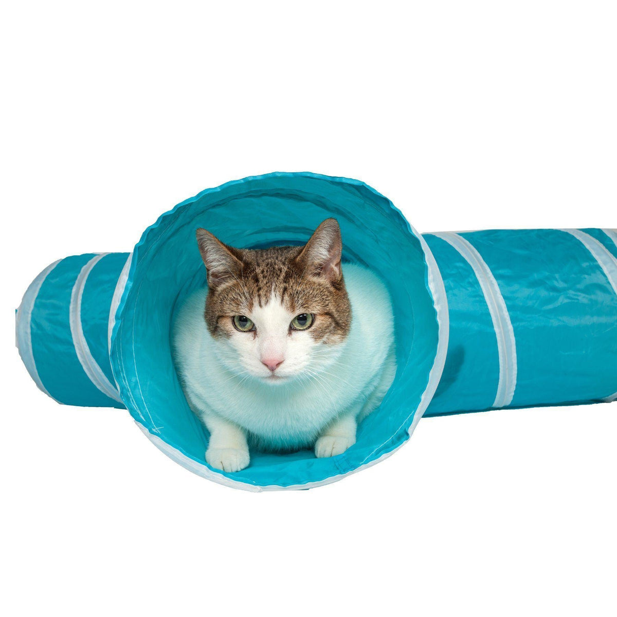 Pet Life ® 'Kitting-Go-Seek' Collapsible Folding Travel 3-way Kitty Cat Tunnel