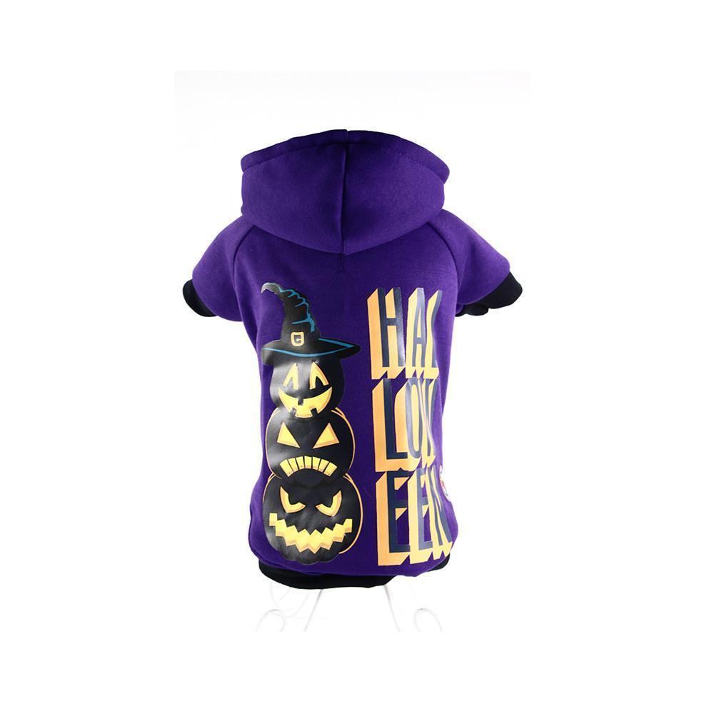 Pet Life ® LED Lighting Halloween Happy Snowman Hooded Dog Costume Sweater w/ Included Batteries
