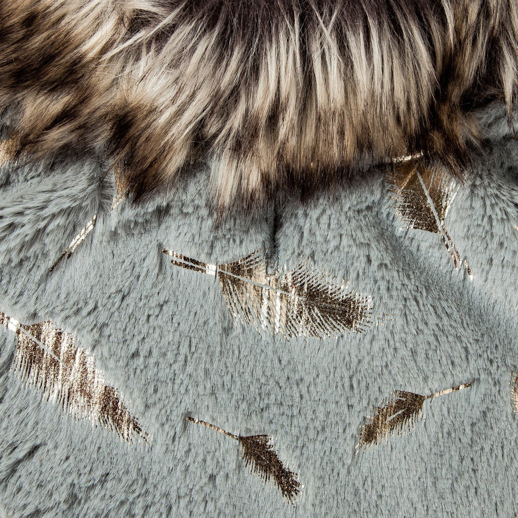 Pet Life ® Luxe 'Gold-Wagger' Gold-Leaf Fashion Designer Fur Dog Coat