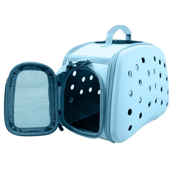 Pet Life ® 'Narrow Shelled' Perforated Lightweight Collapsible Military Grade Fashion Designer Travel Pet Dog Carrier Crate