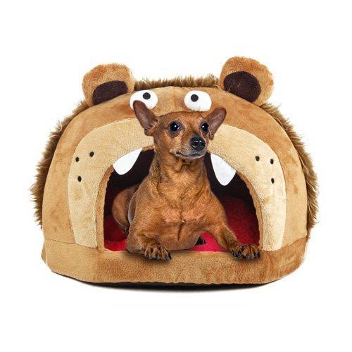 Pet Life ® 'Roar Bear' Snuggle Plush Polar Fleece Fashion Designer Pet Dog Bed House Lounge