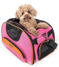 Pet Life ® 'Sky-Max' Airline Approved Designer Sporty Collapsible Travel Fashion Pet Dog Carrier
