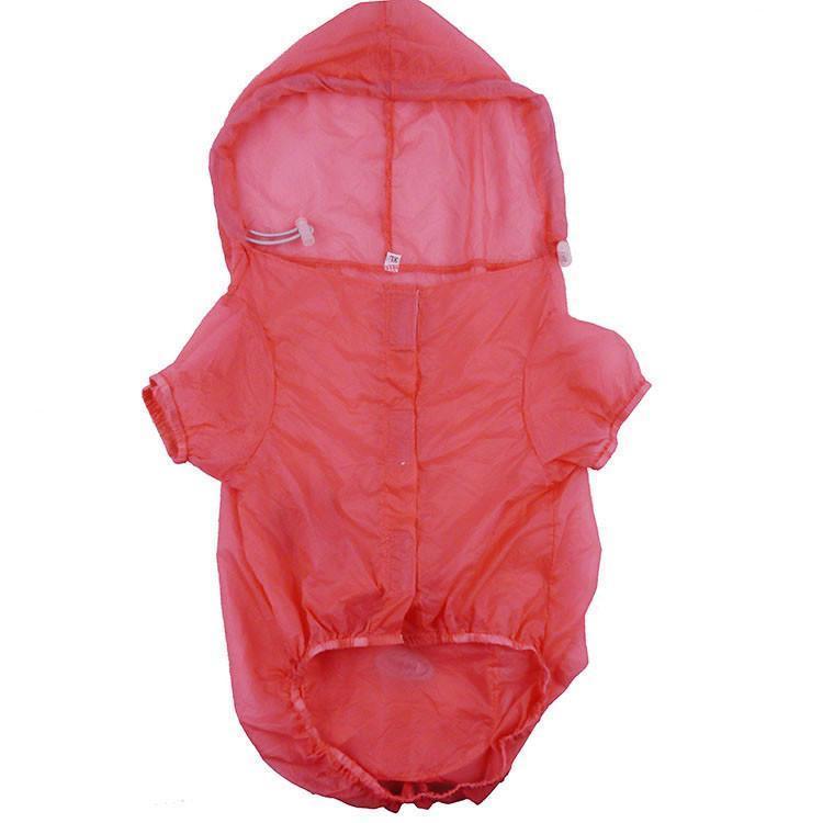 Pet Life ® 'Thunder Paw' Ultimate Waterproof Collapsible Multi-Adjustable Travel Dog Raincoat