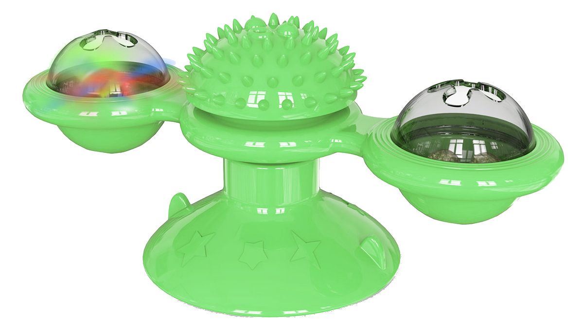 Pet Life ® 'Windmill' Rotating Suction Cup Spinning Cat Toy